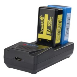 Trustfire - BC01 - Oplader til 9V batterier